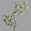 Künstliche Plumerias (Frangipani) – 115 cm, Seidenblüten, 9 Blüten pro Stiel – Hochwertige Dekoration für Hochzeiten, Hotels, Innenräume