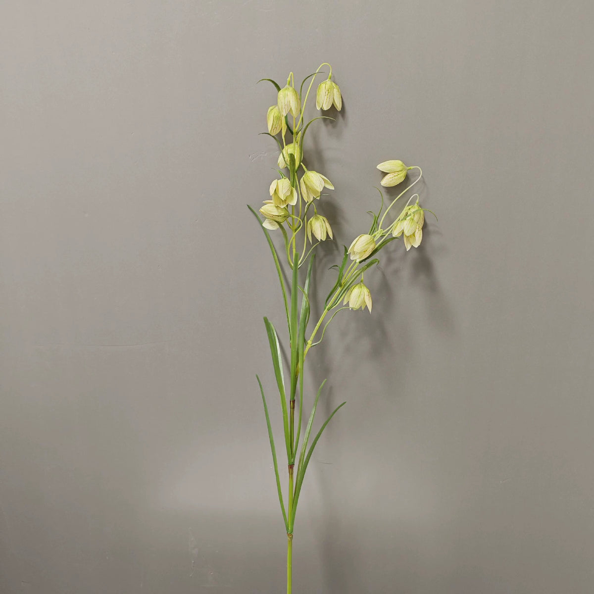Künstliche Kaiserkrone (Fritillaria), 90 cm, Seidenstoff, weiß-grün, für Zuhause, Hotel, Hochzeit, Schaufensterdekoration