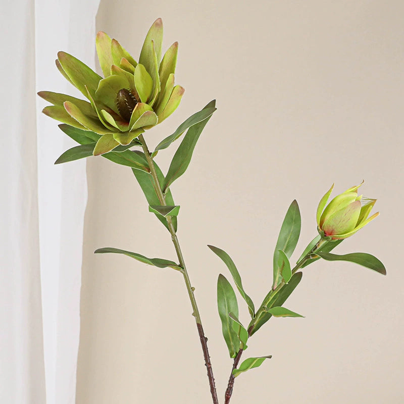 Künstliche Seidenblume Kaiserblume, 72 cm, 2 Blüten, biegbarer Stiel – Dekoration für Hochzeit, Hotel, Shop, Zuhause