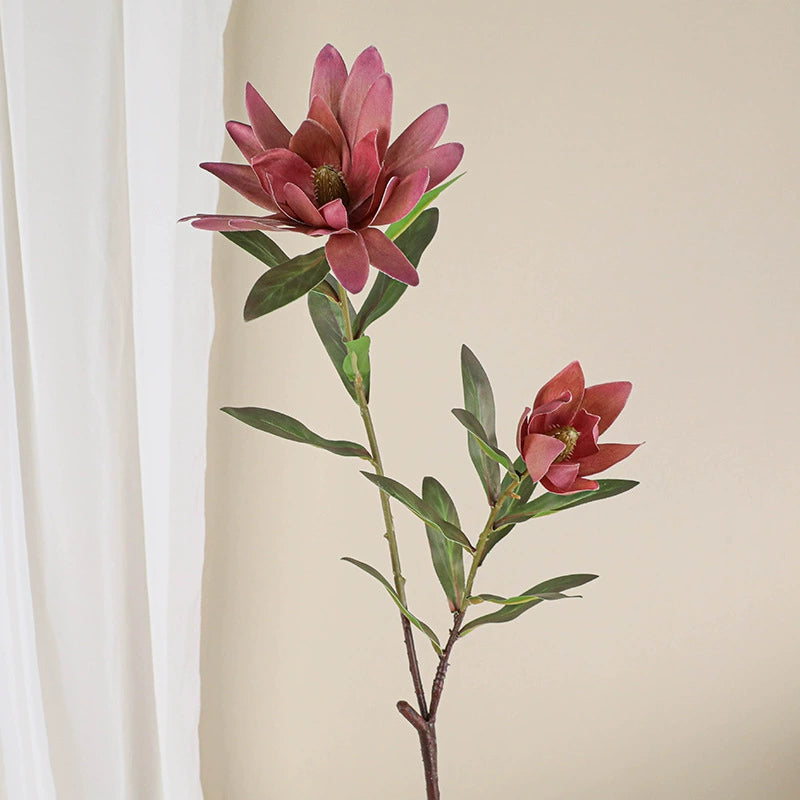 Künstliche Seidenblume Kaiserblume, 72 cm, 2 Blüten, biegbarer Stiel – Dekoration für Hochzeit, Hotel, Shop, Zuhause
