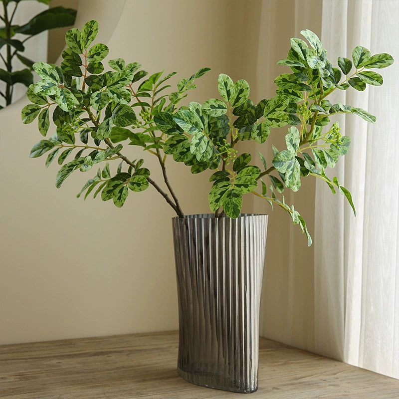 Künstliche Schneeflockenblätter, 70 cm, PE/PVC, moderner Stil, für Zuhause, Büro, Hoteldekoration