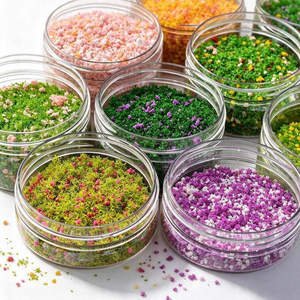 Simulierte Mischpollen, 1-3 mm, 10 Farben, 30 g oder 100 g Packung, DIY, Mikrolandschaftsdekoration