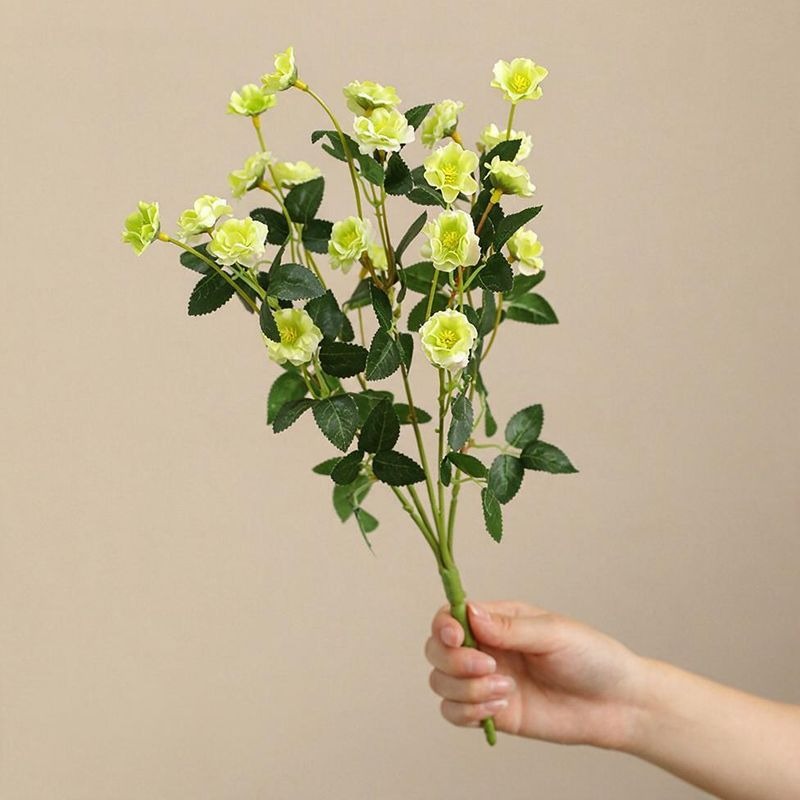Künstliche Rosenstrauß, 37 cm, aus Seidenstoff, perfekt für Hochzeiten, Innen- und Außendekoration, Büro, Hotel, Einzelhandel