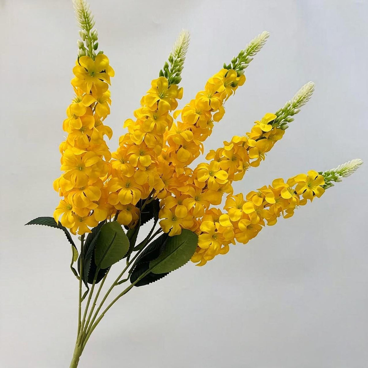 Künstliche Blumenstrauß, 57 cm, Seidenstoff, Goldgras, Rittersporn, Hyazinthe, Veilchen, Hochzeit, Innendekoration
