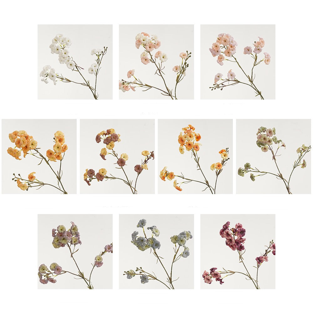 Künstliche Abendblume Persischer Trompetenblumenstrauß, 83 cm, Seide, 21 Blüten, für Hochzeit, Dekoration, Hotel, Büro, Zuhause
