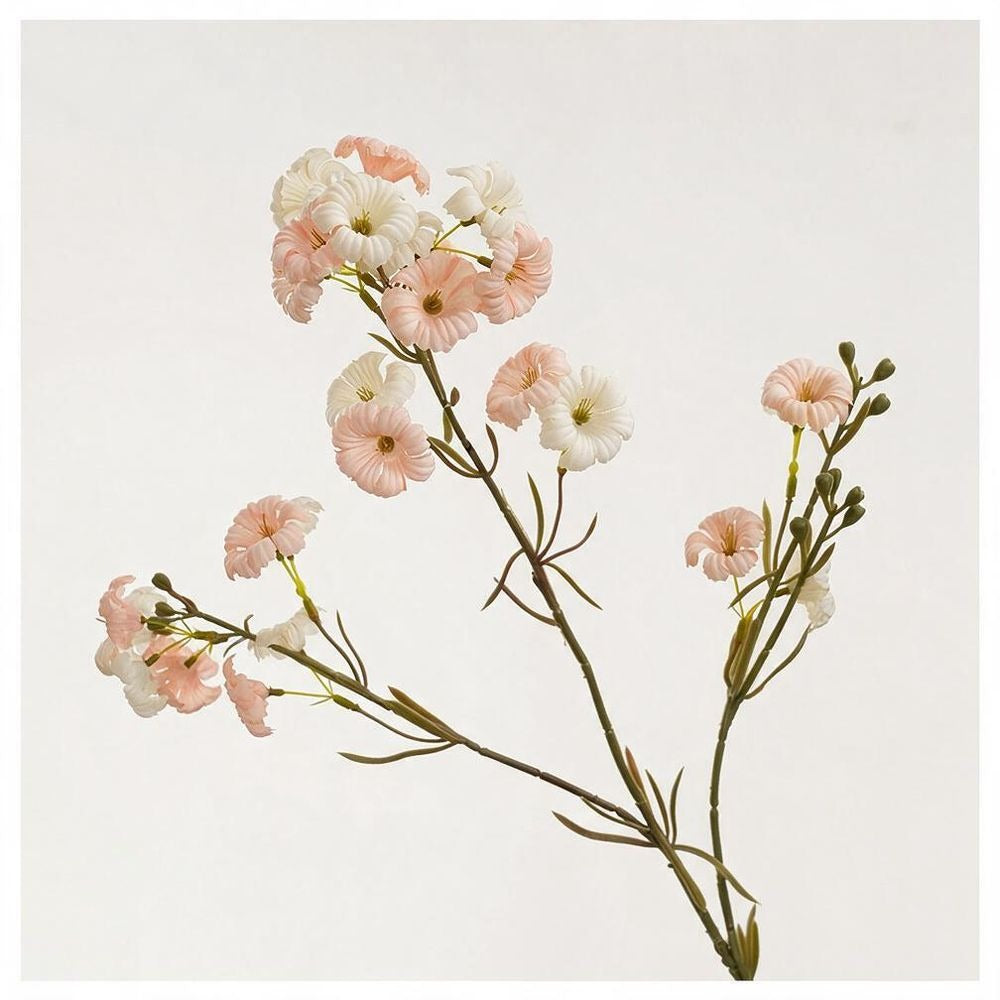 Künstliche Abendblume Persischer Trompetenblumenstrauß, 83 cm, Seide, 21 Blüten, für Hochzeit, Dekoration, Hotel, Büro, Zuhause