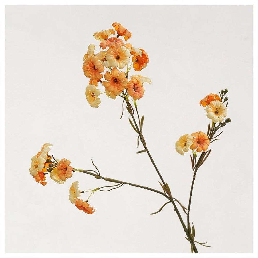 Künstliche Abendblume Persischer Trompetenblumenstrauß, 83 cm, Seide, 21 Blüten, für Hochzeit, Dekoration, Hotel, Büro, Zuhause