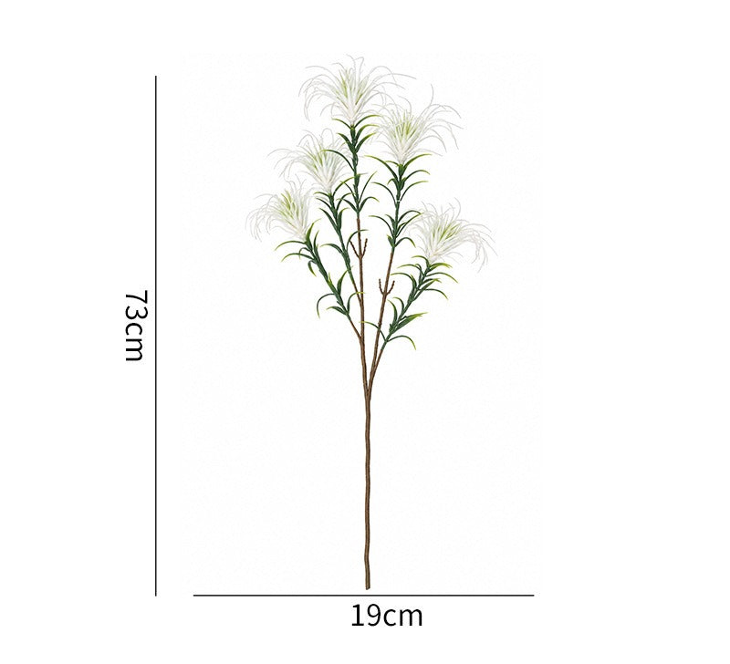 Künstliche Ziergräser, 73 cm, PE-Material, perfekt für Hochzeiten, Büros und Geschäftsdekoration