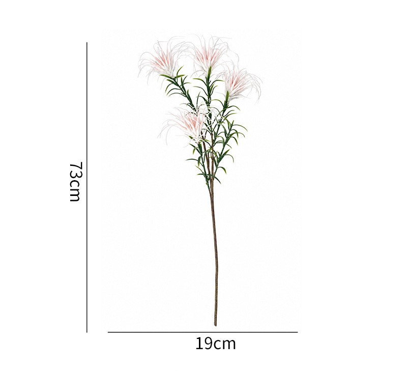 Künstliche Ziergräser, 73 cm, PE-Material, perfekt für Hochzeiten, Büros und Geschäftsdekoration