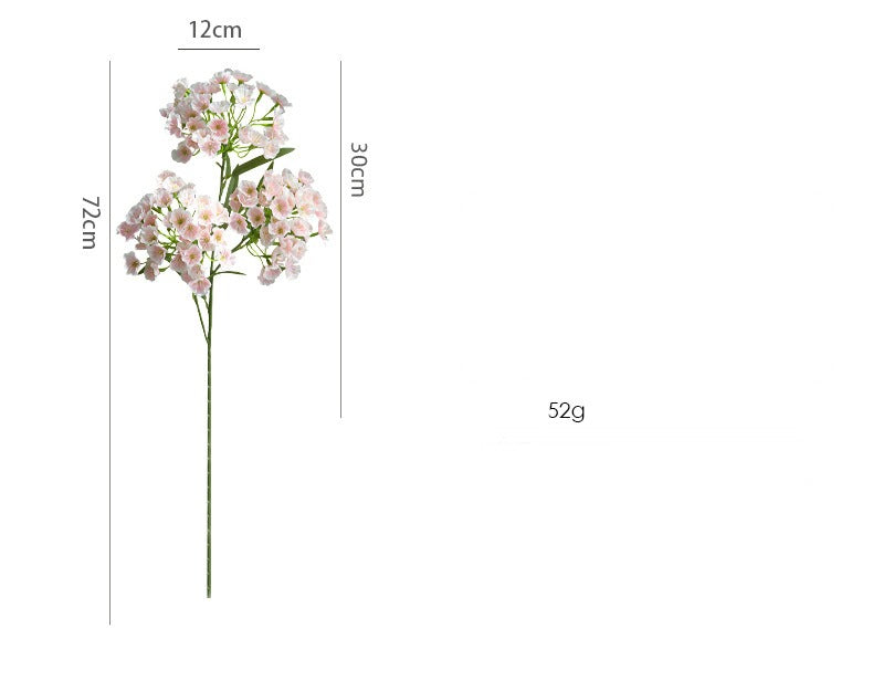 Künstliche Nelke, Single Stem mit 3 Blüten, 72 cm, Seidenstoff, modern, für Hochzeit, Dekoration, Innenraum
