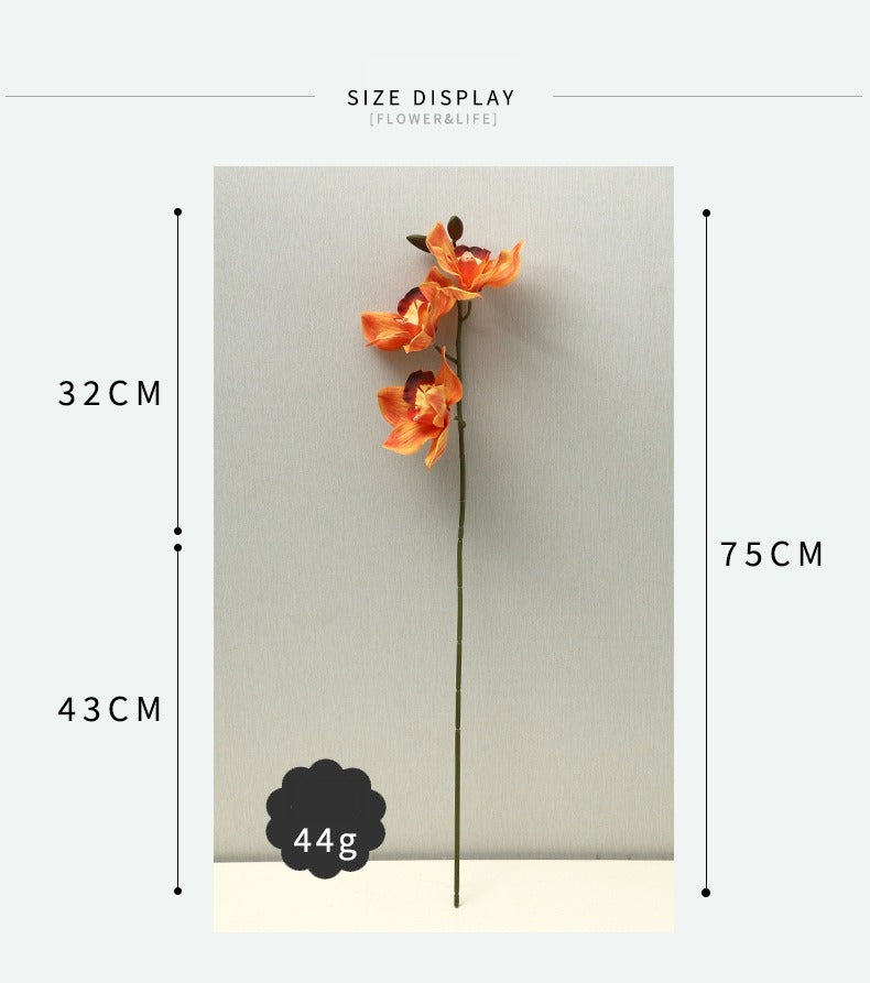 Künstliche Magnolie, 73 cm, Latex, moderne Inneneinrichtung, Hotel, Schaufensterdekoration, Hochzeit
