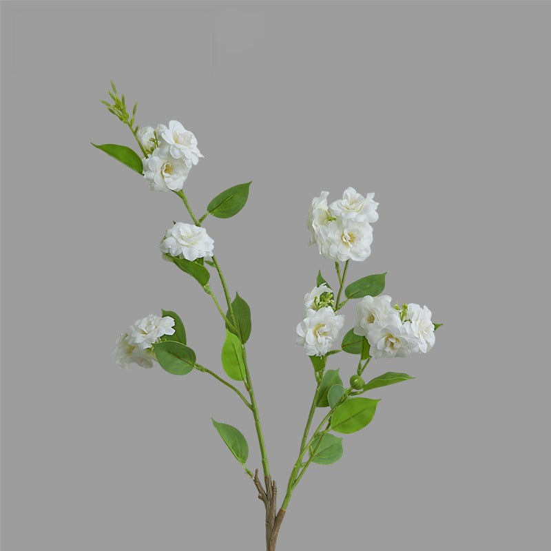 Künstliche Kamelienblüte, 87 cm hohe Seidenblume mit 17 Blüten, Einzelstiel, biegsamer Stiel, für Zuhause, Hotel und Schaufenstergestaltung, 4 Farben