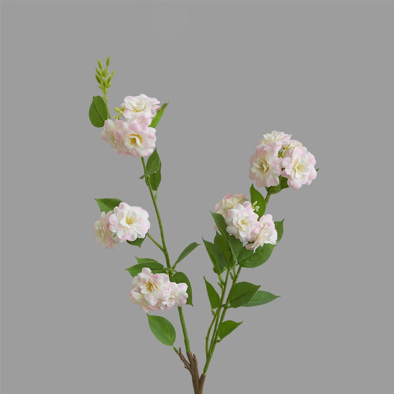 Künstliche Kamelienblüte, 87 cm hohe Seidenblume mit 17 Blüten, Einzelstiel, biegsamer Stiel, für Zuhause, Hotel und Schaufenstergestaltung, 4 Farben