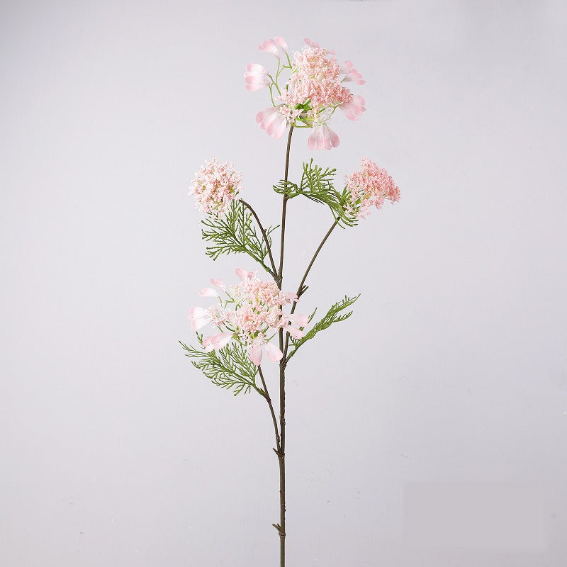 Künstliche Seidenblumen: 4-teilige Schneeballblüte & Löwenzahn, 96 cm, für Hochzeit, Dekoration, Inneraum, Einzelstiel, beugbar