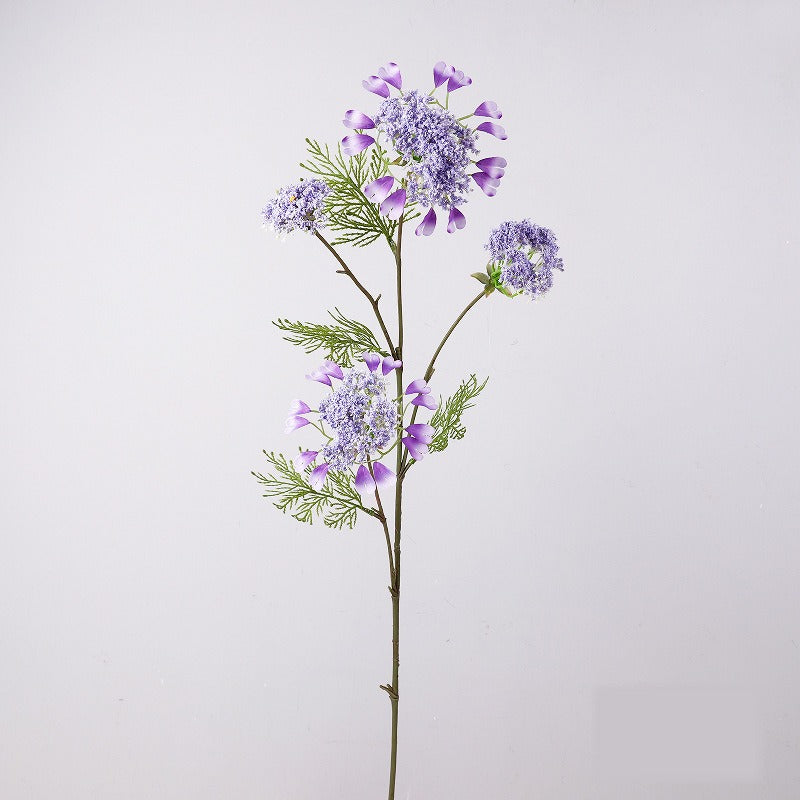 Künstliche Seidenblumen: 4-teilige Schneeballblüte & Löwenzahn, 96 cm, für Hochzeit, Dekoration, Inneraum, Einzelstiel, beugbar