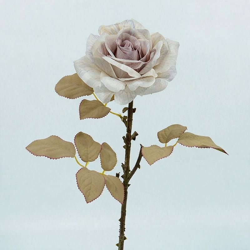 Künstliche Rosen, Seidenblumen Bouquet mit 3 Stielen, 49 cm, für Hochzeit, Dekoration, Büro