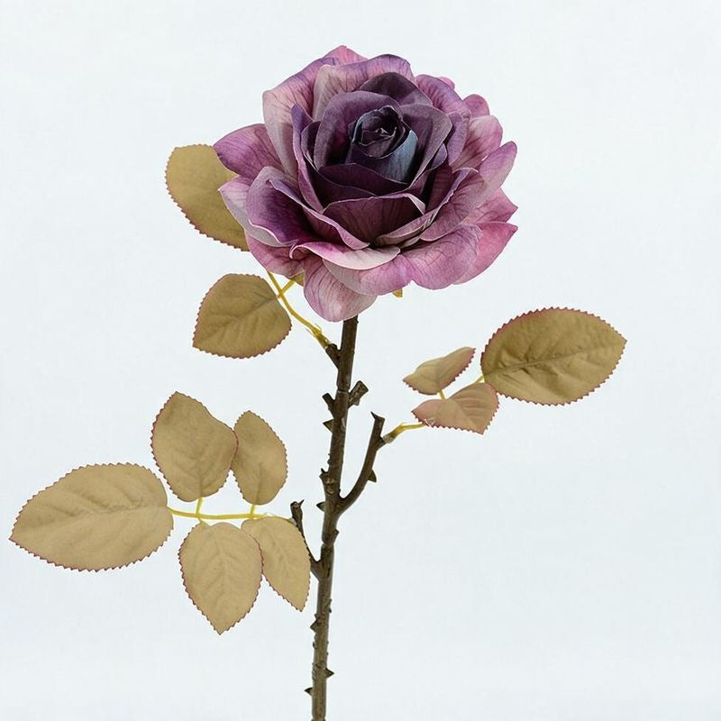 Künstliche Rosen, Seidenblumen Bouquet mit 3 Stielen, 49 cm, für Hochzeit, Dekoration, Büro