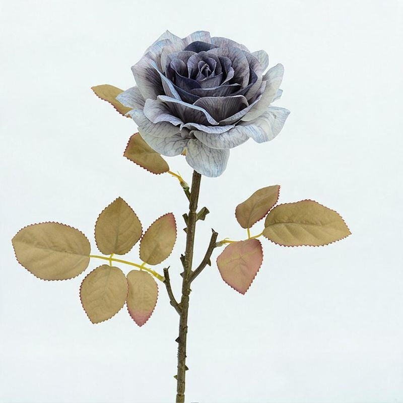 Künstliche Rosen, Seidenblumen Bouquet mit 3 Stielen, 49 cm, für Hochzeit, Dekoration, Büro