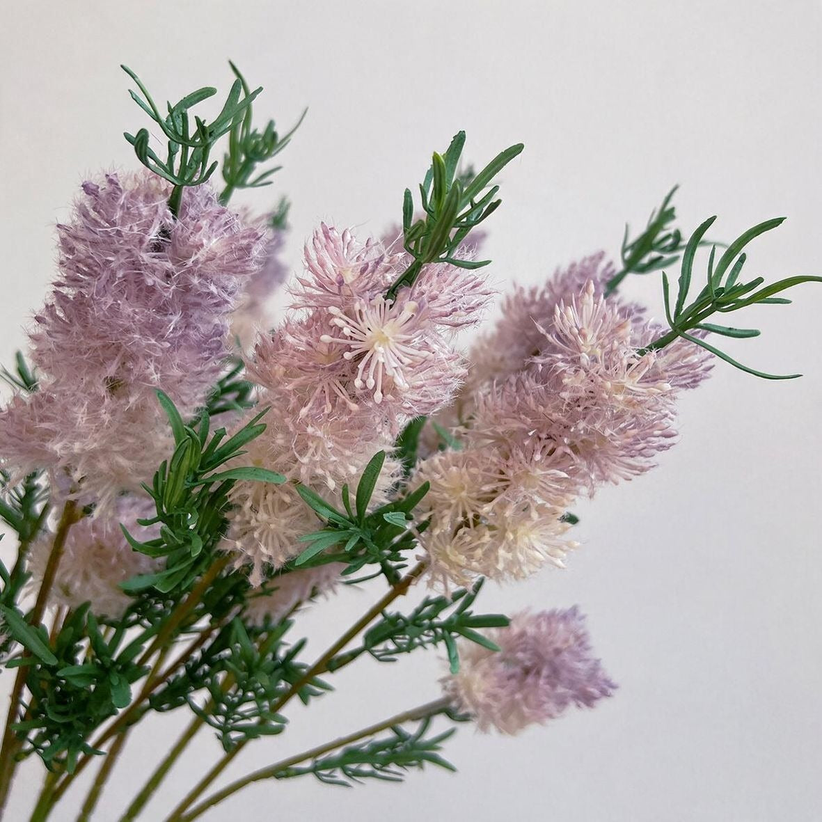 Künstliche Wildblumen, Einzelstiel mit 2 Blüten, 71 cm, Vintage-Landhausstil, Dekoration für Hochzeit, Büro, Shop