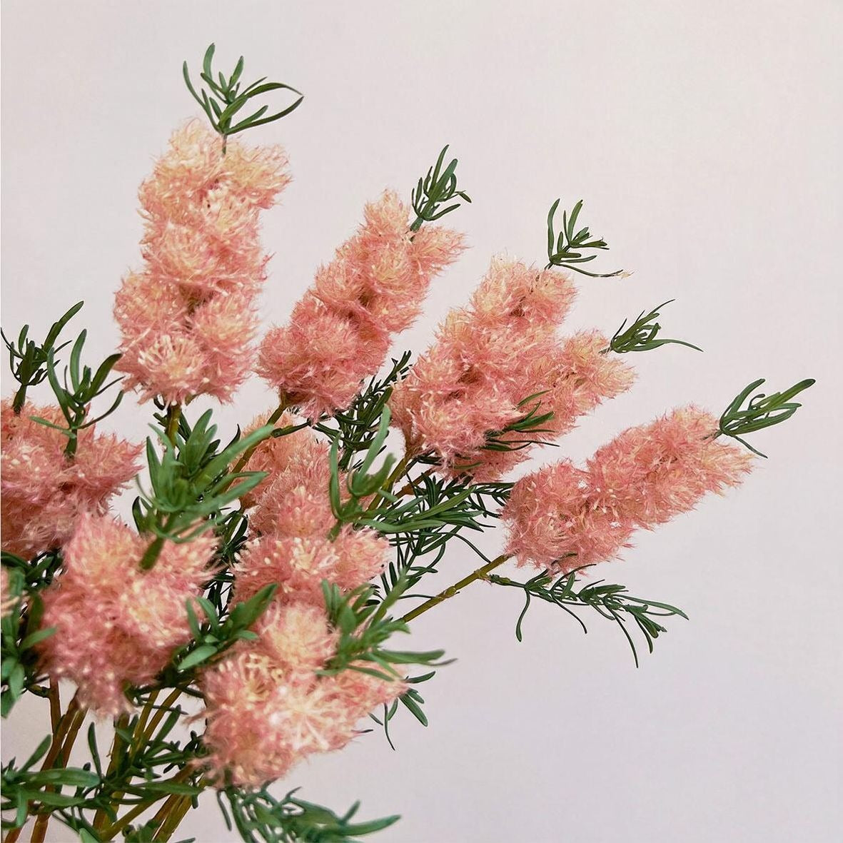 Künstliche Wildblumen, Einzelstiel mit 2 Blüten, 71 cm, Vintage-Landhausstil, Dekoration für Hochzeit, Büro, Shop