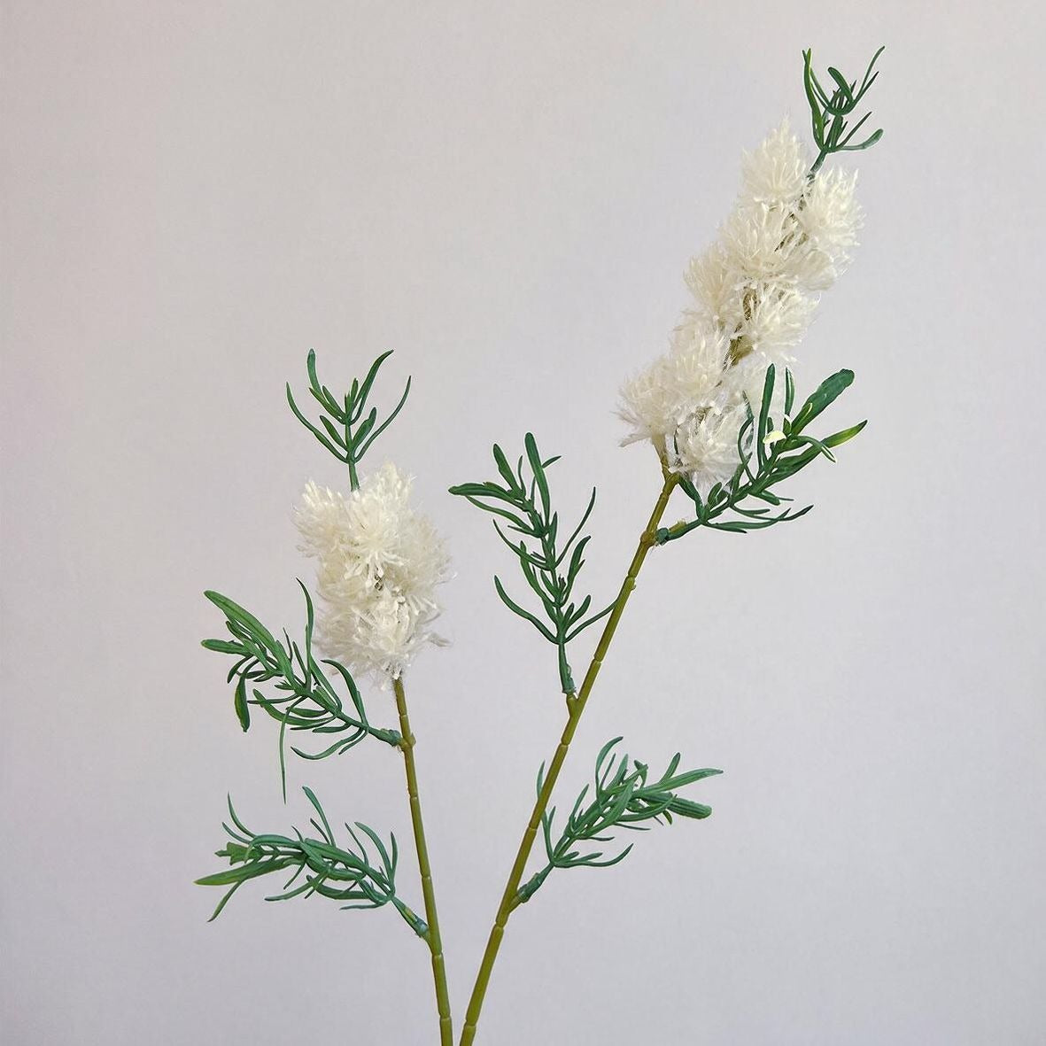 Künstliche Wildblumen, Einzelstiel mit 2 Blüten, 71 cm, Vintage-Landhausstil, Dekoration für Hochzeit, Büro, Shop