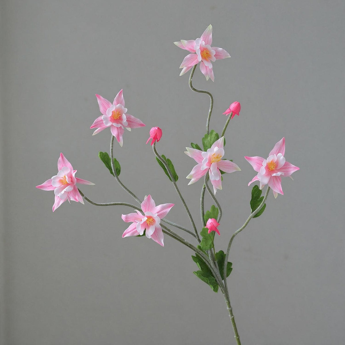 Künstliche Clematis 88 cm, Seidenblumen-Busch mit 9 Blüten, ländlicher Stil für Hochzeit, Innenraum, Tischdeko