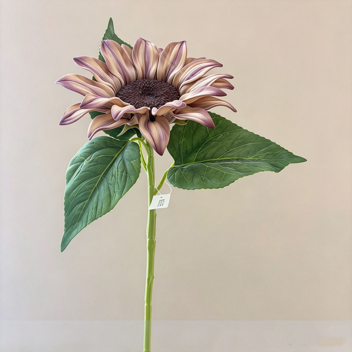 Künstliche Sonnenblume, Einzelstiel mit 1 Blüte, 69 cm hoch, Seidenstoff, für Innenraum, Hochzeit, Dekoration