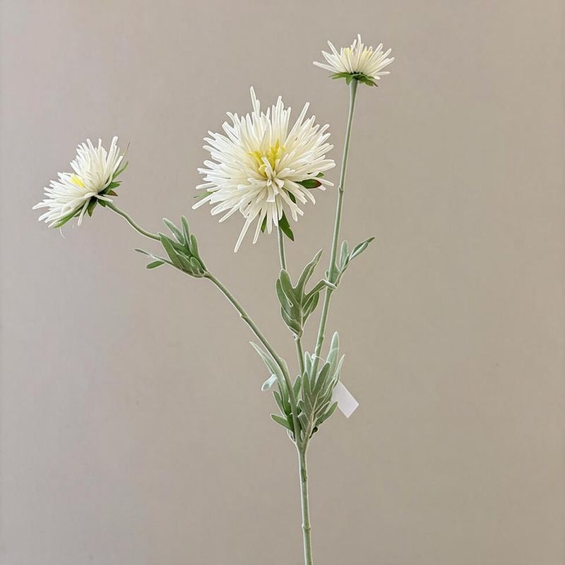 Künstliche Gänseblümchen, 73 cm lange Einzelstängel mit 3 Blüten, aus Seidenstoff, für Zuhause, Schaufenster und Gewerberäume