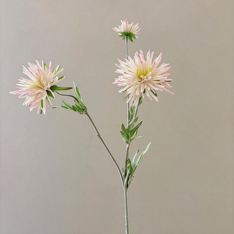 Künstliche Gänseblümchen, 73 cm lange Einzelstängel mit 3 Blüten, aus Seidenstoff, für Zuhause, Schaufenster und Gewerberäume