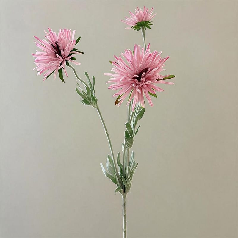 Künstliche Gänseblümchen, 73 cm lange Einzelstängel mit 3 Blüten, aus Seidenstoff, für Zuhause, Schaufenster und Gewerberäume