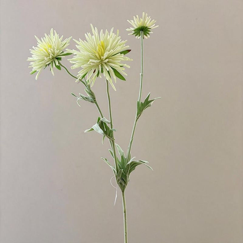 Künstliche Gänseblümchen, 73 cm lange Einzelstängel mit 3 Blüten, aus Seidenstoff, für Zuhause, Schaufenster und Gewerberäume