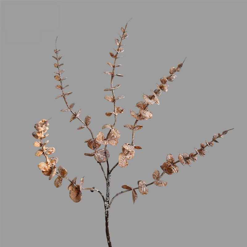 Künstliche Epipremnum aureum Vintage Herbstfarbe, Einzelstiel, 75 cm, aus Kunststoff für Innenraum-Deko
