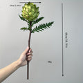 Künstliche Ananasblüte, Einzelstiel, 40 cm, für Innenraum-Dekoration, Hochzeit, Event, Ladenausstattung
