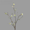 Künstliche Christusdorn-Blüte, Einzelstiel mit 8 Blüten, 91 cm, aus Seidenstoff, für Innendekoration