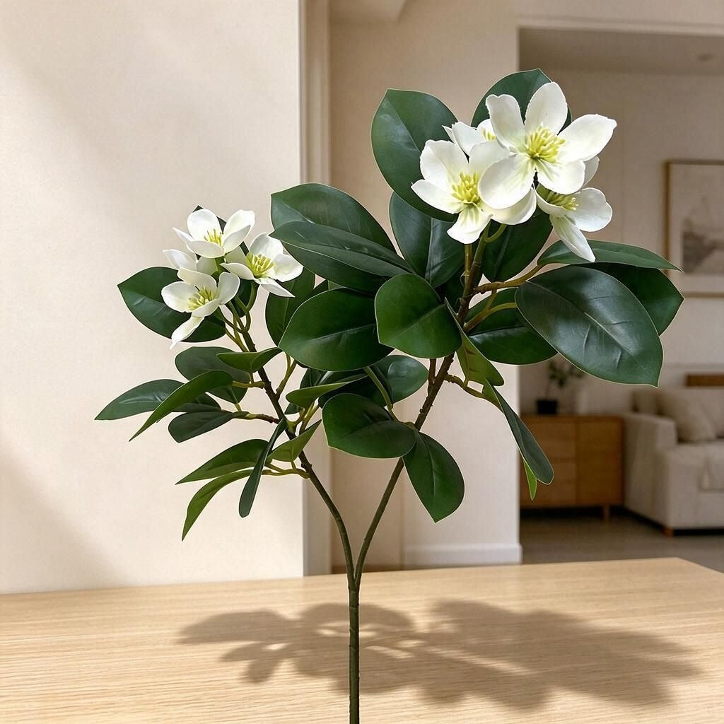 Künstliche Azaleen-Blumenstrauß, 62 cm, für Hochzeit, Dekoration, Büro, Innenraum, Kamelie, Pflaume, Rhododendron, Pfingstrose