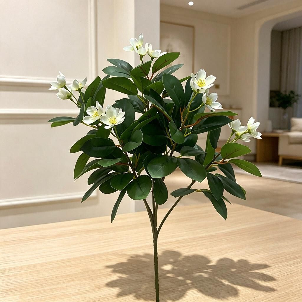 Künstliche Azaleen-Blumenstrauß, 62 cm, für Hochzeit, Dekoration, Büro, Innenraum, Kamelie, Pflaume, Rhododendron, Pfingstrose
