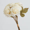 7-Blüten-Rosenstrauß, künstliche Vintage-Rosen, 35 cm, für Hochzeit, Dekoration, Innenraum