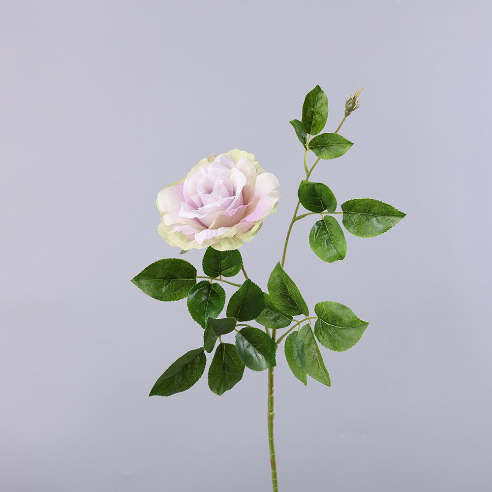 Künstliche Rose, Einzelstiel, 65 cm Höhe, 15 cm Blütendurchmesser, aus Seidenstoff, für Hochzeiten, Wohn- und Geschäftsräume