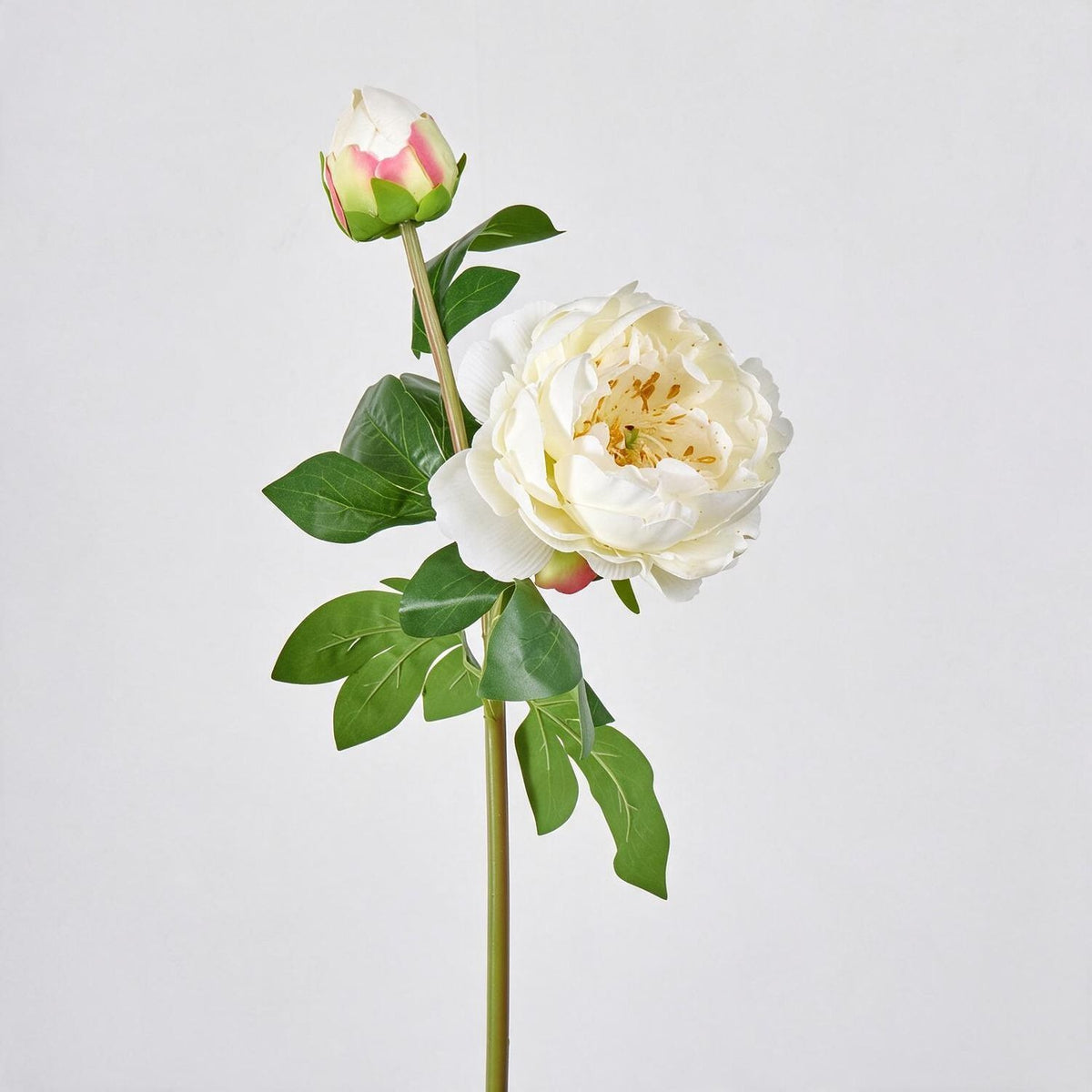 Künstliche Pfingstrose, 2 Blüten, 66 cm, Seidenstoff, für Hochzeit, Dekoration, Gewerbe, Innenraum