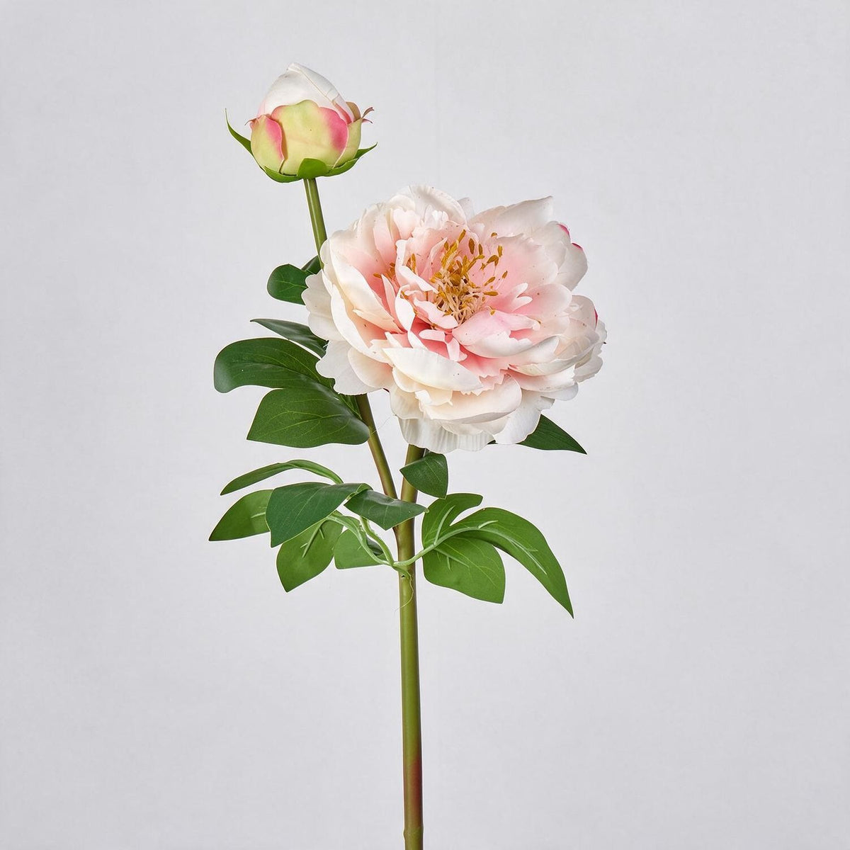 Künstliche Pfingstrose, 2 Blüten, 66 cm, Seidenstoff, für Hochzeit, Dekoration, Gewerbe, Innenraum