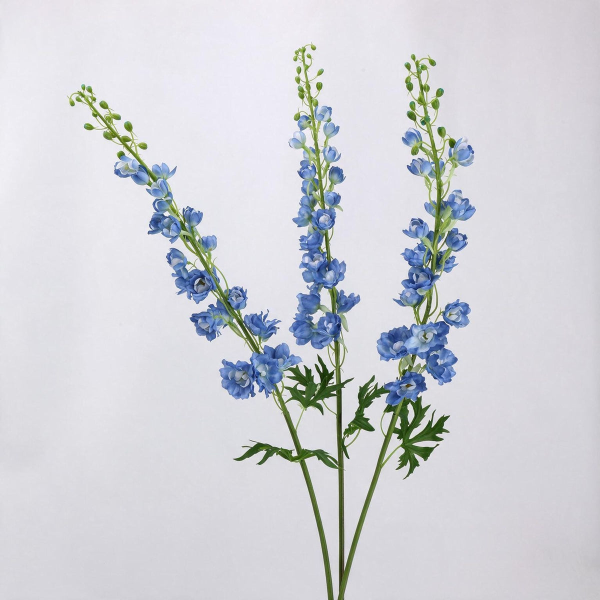 Künstliche Delphinium-Rispe, 106 cm, Einzelstiel, Seidenstoff, für Hochzeit, Dekoration, Innen- und Außenbereich