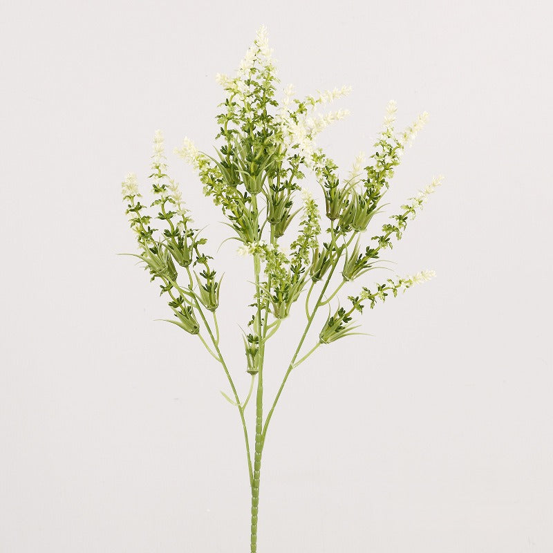 Künstliche Lavendel-Büsche, 24 Blüten, 66 cm Höhe, aus haltbarem Kunststoff für Hochzeiten, Innenraumdekoration und Gewerbe