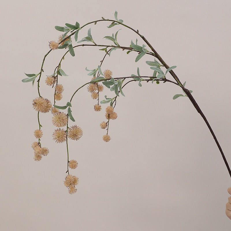 Künstliche Langstielige Ilex-Beeren, 116 cm, moderne Deko für Innen- und Außenbereich, Hochzeiten und Gewerbe