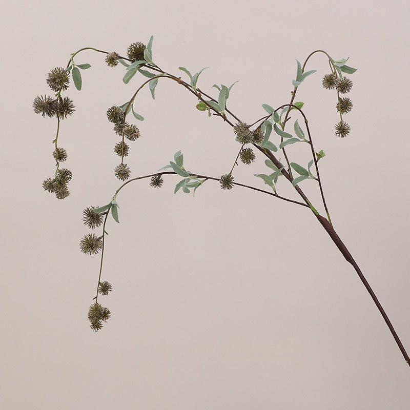 Künstliche Langstielige Ilex-Beeren, 116 cm, moderne Deko für Innen- und Außenbereich, Hochzeiten und Gewerbe