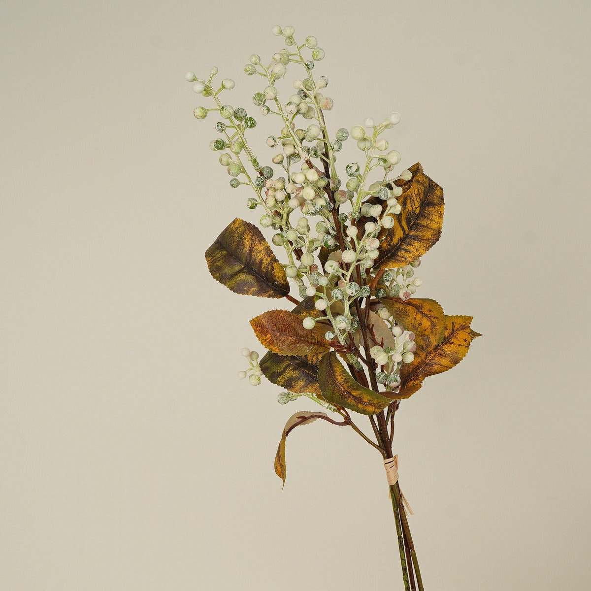 Künstlicher Wildbeeren-Strauß 56 cm, Schaumstoff, retro Floristik-Deko für Hochzeit, Hotel, Innenraum