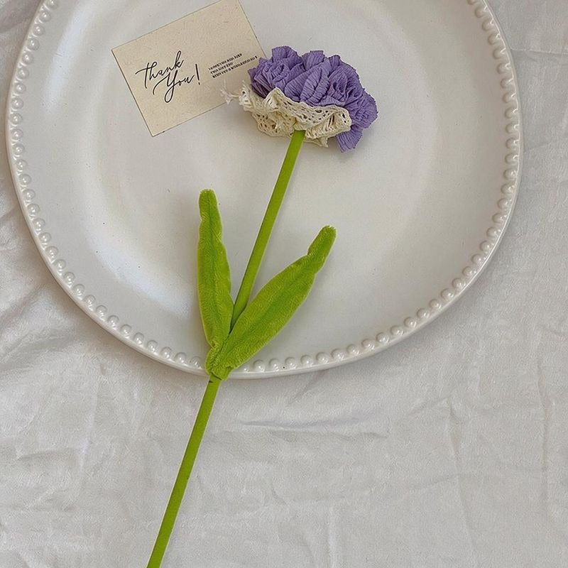 Künstliche Nelken Bouquet aus Seidenstoff, 10 Blüten, 35 cm hoch, für Wohnaccessoires und Dekoration