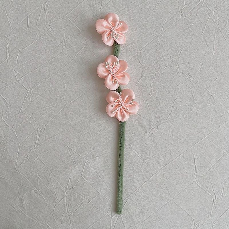 Künstliche Seiden-Pflaumenblüten Bouquet, 10 Stiele mit 30 Blüten, 30 cm hoch, für Hochzeit, Dekoration, Handel
