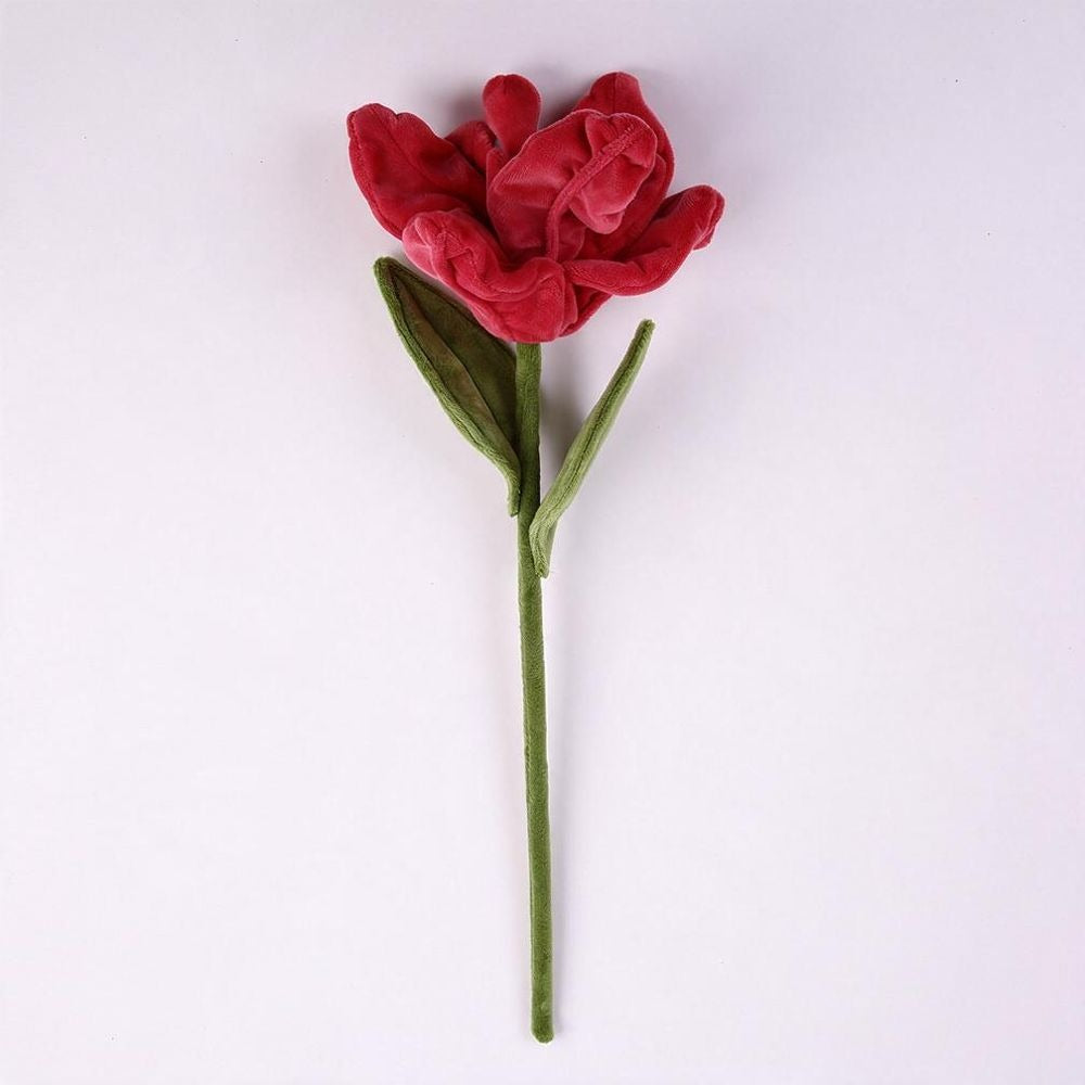 Künstliche Lilie aus Plüschstoff, einzelner Stiel mit 1 Blüte, 44 cm hoch, Blütendurchmesser 17 cm, für Innendekoration, Hochzeiten und Veranstaltungen