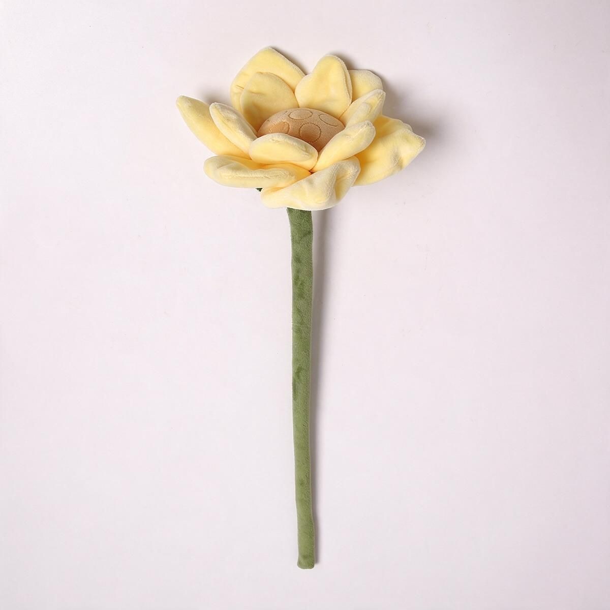 Künstliche Seerose, einzelne Stange mit 1 Blüte, 42 cm, biegbarer Stiel, für Hochzeit, Dekoration, Geschenk