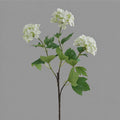 Künstliche Hortensie, 3-blütiger Busch aus Seidenstoff, 70 cm, für Innenraum, Tischdekoration, Hochzeit, Ladenausstattung